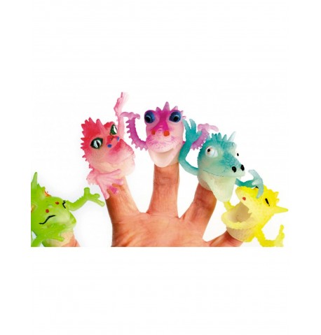 Mini marionnette dragons pour doigts