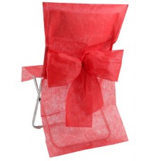 10 Housses de chaise Premium rouge