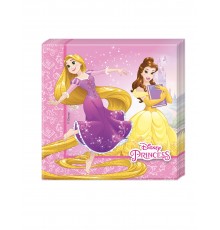 20 Serviettes en papier 33x33cm Princesses Disney Dreaming