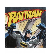 20 Serviettes en papier Batman 33 x 33 cm