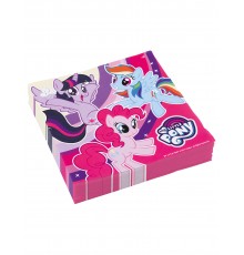 20 Serviettes en papier My Little Pony 33 x 33 cm