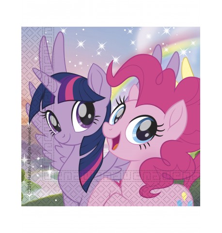 20 Serviettes en papier Pony & Friends 33 x 33 cm
