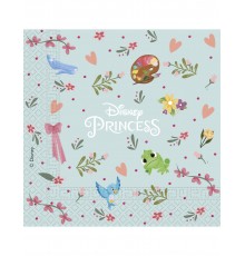20 Serviettes en papier Princesses Disney 33 cm