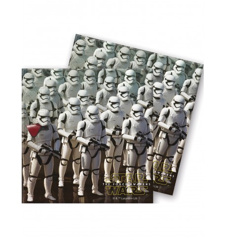 20 Serviettes en papier Star Wars VII