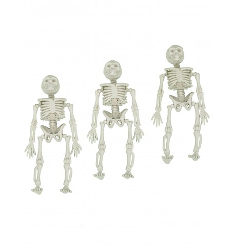 3 Décorations à suspendre squelettes