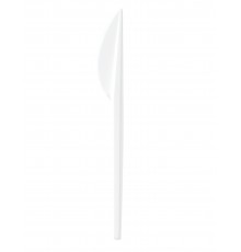 50 Couteaux en plastique blanc 16.5 cm