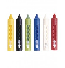 6 Crayons rétractables