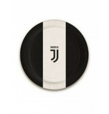 8 Assiettes en carton Juventus 23 cm