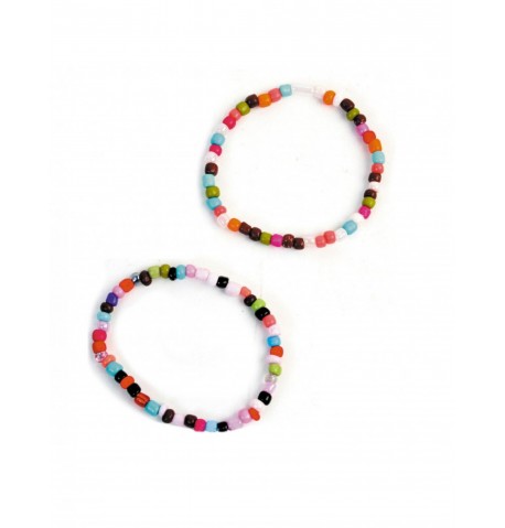 Accessoires pinata 2 Bracelets perles multicolores