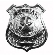 Badge de policier métal adulte