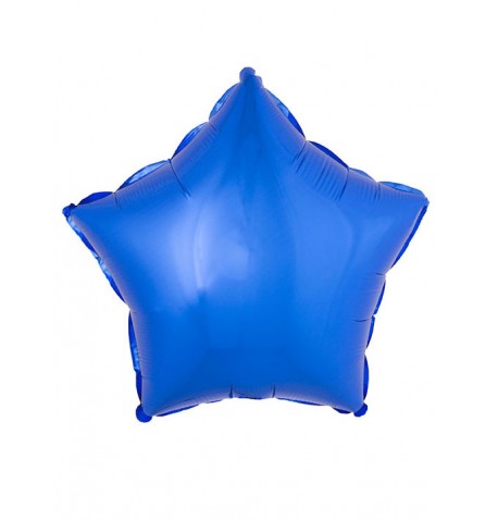 Ballon aluminium étoile bleue 45 cm