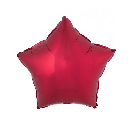 Ballon aluminium étoile rouge 53 x 46 cm