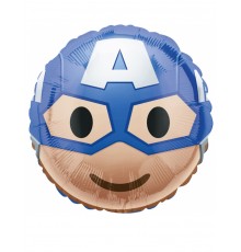 Ballon aluminium Captain America  Emoji  43 cm