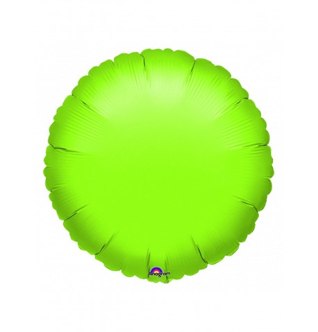 Ballon aluminium citron vert 18x45 cm