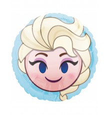 Ballon aluminium Elsa La Reine des Neiges  Emoji  43 cm