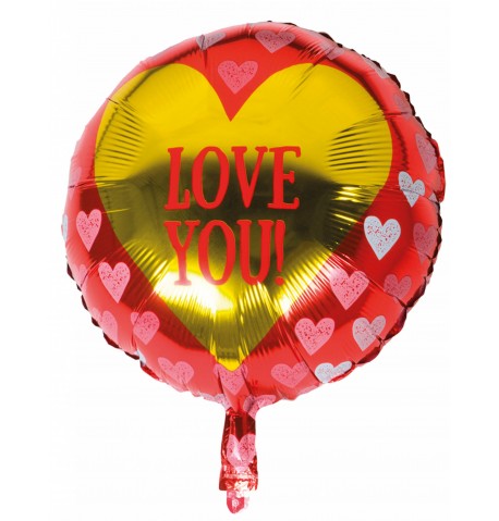 Ballon aluminium Love you 45 cm
