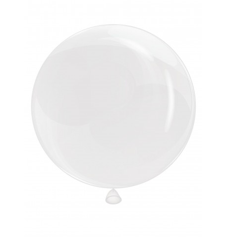 Ballon bulles transparent 25 cm