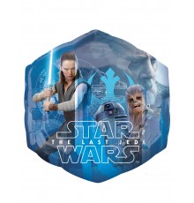 Ballon en aluminium Star Wars Le dernier Jedi 55 x 58 cm
