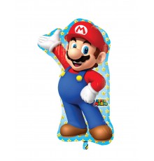Ballon en aluminium Super Mario 55 x 83 cm