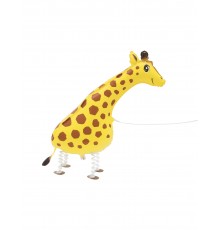 Ballon métallique girafe marchante 86,3 cm
