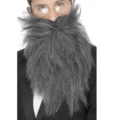 Barbe longue grise homme