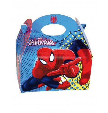 Boîte en carton Spiderman 16 x 10,5 x 16 cm