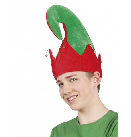 Bonnet elfe Noël avec grelots adulte
