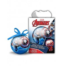 Boule de Noël lumineuse Avengers 7,5 cm