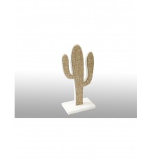 Cactus en toile sur support 15 cm