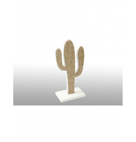 Cactus en toile sur support 15 cm