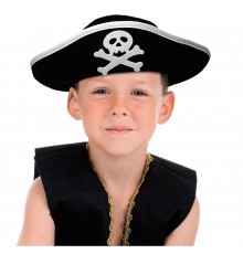 Chapeau pirate crâne enfant