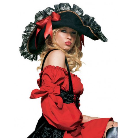 Costume femme pirate luxe