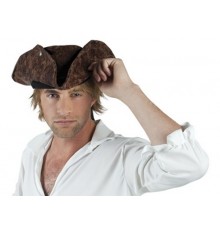 Chapeau pirate marron adulte