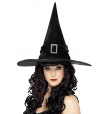 Chapeau sorcière noir chic femme