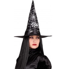 Chapeau sorcière noire adulte Halloween