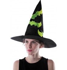 Chapeau sorcière réfléchissant adulte Halloween