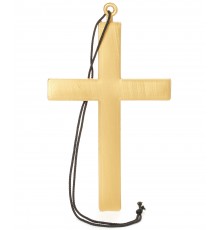 Collier croix de moine or