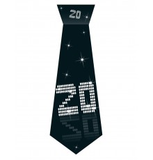 Cravate en carton avec élastique 20 ans VIP