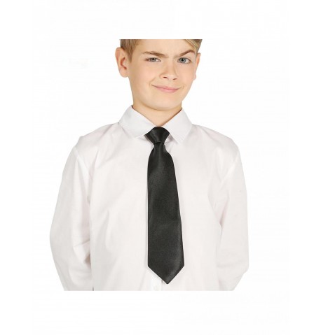 Cravate noire enfant 30 cm