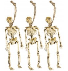 Décorations squelettes pendus Halloween