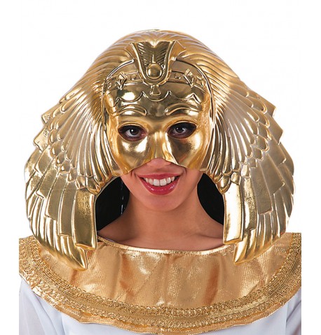 Demi masque doré reine égyptienne femme