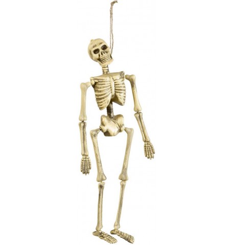 Faux squelette pendu 40 cm Halloween