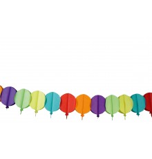 Guirlande ballons en papier 4 m