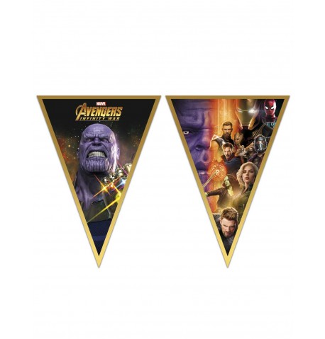 Guirlande fanions Avengers Infinity War 230 X 25 cm
