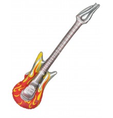 Guitare gonflable rock