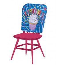 Housse de chaise Happy Birthday 38 x 48 cm