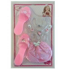 Kit accessoires princesse rose fille