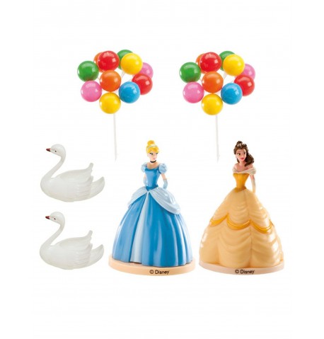 Kit cake toppers en plastique Princesse Disney 8,5 cm