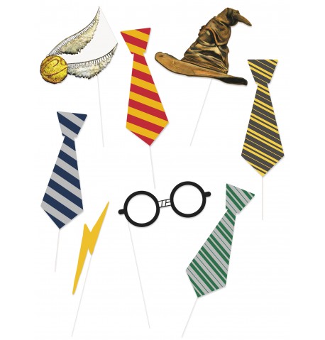 Kit photobooth 8 pièces Harry Potter