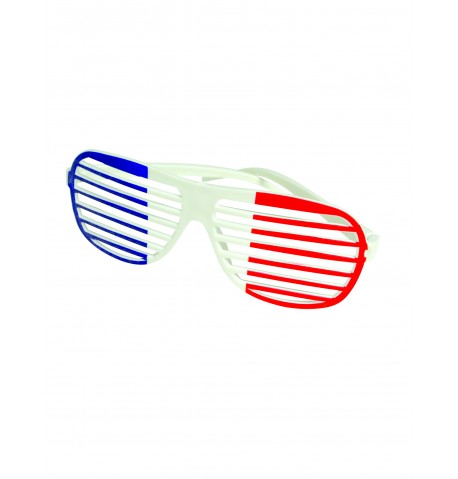 Lunettes rayées tricolores France